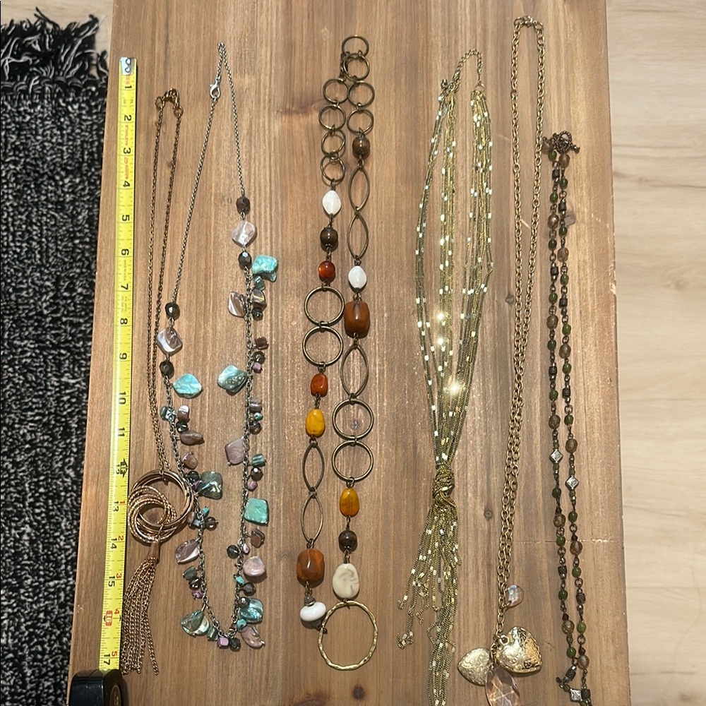 Elegant Multi-Color Necklace Sets.